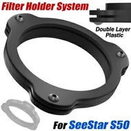 SeeStar S50 スマート望遠鏡フィルターホルダーシステムアダプターブラック SeeStar S 50 用 For SeeStar S50 Smart Telescope Filter Hold