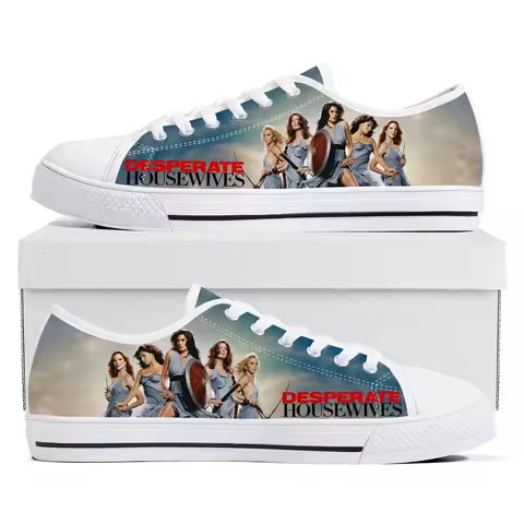 Desperate Housewives Low Top Sneakers Mens Womens Teenager Bree Van de Kamp Canvas Sneaker couple Ca