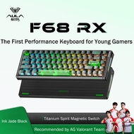 AULA | AULA F68 RX Wired Magnetic Gaming Keyboard 8000Hz Polling 0.001mm RT Accuracy 68 Keys 256K Sc