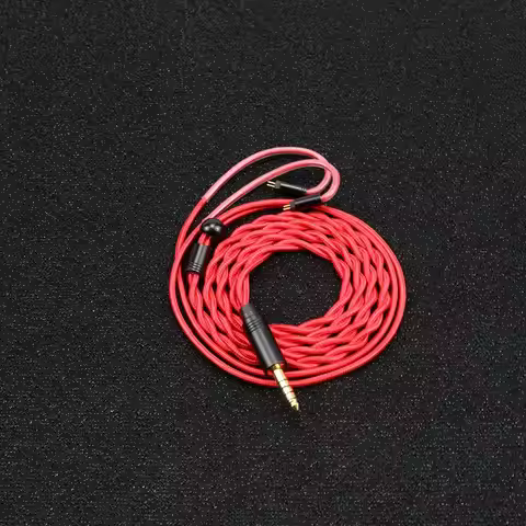 XINHS K05 2 Strands 4N Pure Silver + 7N Pure Copper Hybrid HiFi Headphone Coaxial Cable