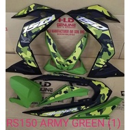 COVERSET HONDA RS150R WINNER ARMY GREEN