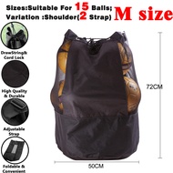 Beg Bola (Adjustable & Saiz Besar) Beg Jaring Bola (Multi-Sukan) Beg Peralatan Atlet Soccer Ball Bag