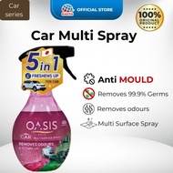 OASIS Car Multi Surface Spray Car Freshener Sweet Floral & Pink Rose Spray Pewangi Kereta 400ml