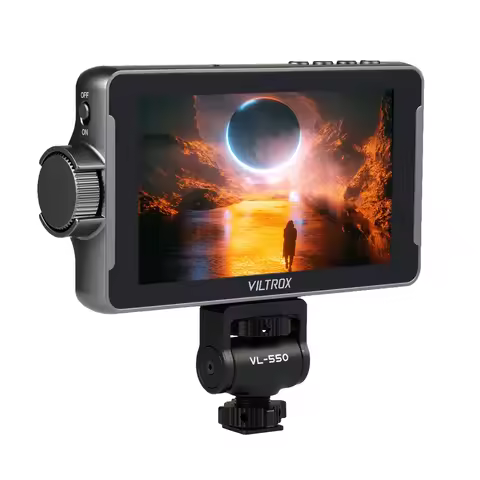 VILTROX DC-550 Pro 5.5Inch 4K 3D LUT Profissional Portable Camera Monitor With Touch Screen Stand HD