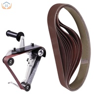 10Pcs Sanding Belt Set 60/120/240/400/600 Grit Grinding Abrasive Belt Sanding Belt Replacement SHOPS
