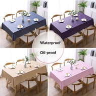 PVC Table Cloth Water Proof Aesthetic Pink Table Cloth Square Table Coffee Table Mat Dining Table Ma