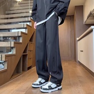 Black Cargo Pants for Men Front Pants Mens Spring and Autumn 2024 New Waterproof Fast-drying Baggy S