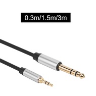 [whfashionkk] 3.5mm to 1/4 inch Stereo Audio Cable Headphone Adapter 3.5 mm 1/8 inch Male to