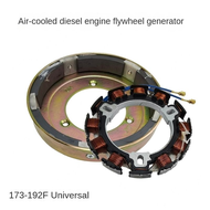 ชิ้นส่วนรถยนต์ Flywheel 170F 178F 186F 186FA 188F 192F สำหรับไฟฟ้าลูกสูบเดี่ยว Air-Cooled Diesel เคร