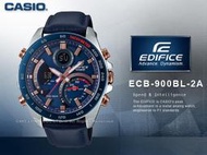CASIO 手錶專賣店 國隆ECB-900BL-2A 太陽能雙顯男錶 手機連接 防水100米 ECB-900BL