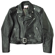 ORIMI 2022 春夏系列 日本製造 MOMONS GRAFFITI 摩托車圖案牛皮雙層騎行夾克 S221001P 1 黑色皮夾克 摩托車外套 [近全新] [二手] [ORIMI]