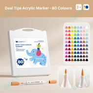 Enmy Dual Tips Acrylic Marker - Washable Marker Pen Arcylic Marker Paint Drawing Colouring Marker Ma