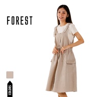 Forest Dress Perempuan | Forest Ladies Polyester Cargo Dungaree Dress - 885106