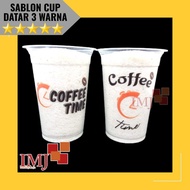 3 COLOR CUP SCREEN PRINTING 3 COLOR FLAT CUP SCREEN PRINTING