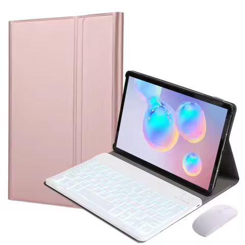 For Huawei MediaPad M5 Lite Case 10.1 Inch BAH2-W19/L09 Tablets Keyboard 7 Color Backlit Keyboard Co