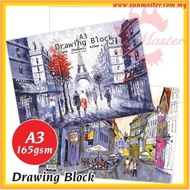 Drawing Block B4 A3 | Drawing Book | Art Block | Sketching Block | Art Book | Kertas Lukis | Buku Lu