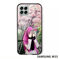 SAMSUNG M33 - SoftCase Glass Kaca - [ A04 ] - Pelindung Handphone Hp SAMSUNG M33 - Casing Hp SAMSUNG