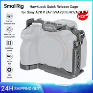 SmallRig A7 IV DSLR Camera HawkLock Quick Release Cage for Sony Alpha 7R V / Alpha 7 IV / Alpha 7S I
