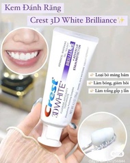 [Date T7/2024] Kem đánh răng Crest 3D White Brilliance 116g - Bản Mỹ