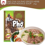 Ong Cha Va pho spices herb for pho noodle soup 25gr, Cooking Pho Soup, Pho VietNam