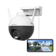 Security Camera Outdoor, 4MP WiFi Camera Pan/Tilt, 360° Visual Coverage, IP65 Waterproof, Color Nigh