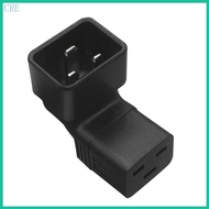 CRE Right Angled IEC320 C20 to C19 Power Converter IEC 320 C20 Male to C19 Female Power Supply Conve