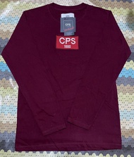 เสื้อยืดแขนยาวสีพื้น Cps Chaps รุ่นปักลายโลโก้ มาใหม่ เสื้อคอกลมผ้า Cotton อย่างดี ผ้าเนื้อดี สีไม่ตก