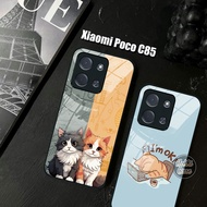 Case poco C85 - Softcase Glass Kaca poco C85 - Casing hp poco C85 - Silicone poco C85 - Casing Xiaom