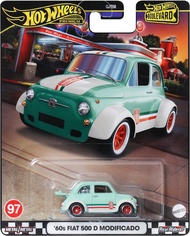 Hot Wheels Premium 2023 Boulevard - 60s Fiat 500 D Modificado