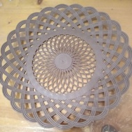 1 piece - plastic plate, plastic rattan plate, besek plate, thin plate
