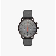 นาฬิกาข้อมือผู้ชาย Emporio Armani Aviator Grey dial Black AR11168