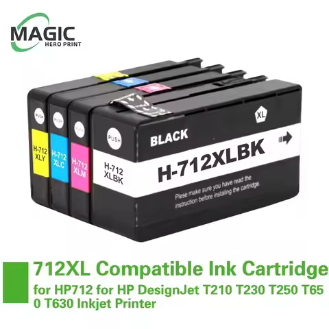712 XL 712XL Ink Cartridge 3ED71A 3ED67A Compatible for HP712 for HP DesignJet T210 T230 T250 T650 T