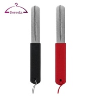 [deevoka] Fishing Hook Grinding Tool Dual Sided Sharpening Stone with Lanyard Hole for Clip for Fish