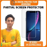 [BUY 3 FREE 1] Partial Clear Tempered Glass Screen Protector phone 13 Pro Max 12 11 X XS Max XR 7 Pl
