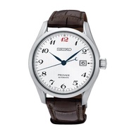 [Watchspree] Seiko Presage (Japan Made) Automatic Dark Brown Calf Leather Strap Watch SPB067J1
