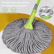 Sturdy Mop Stick Lightweight with Grip for Twist Drying Wringing Rotating Spin Mop Retractable &amp; self-twisting