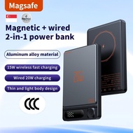 [SG SELLER] CCC Certified 5000mah Ultra Slim Fast Charging Magnetic Powerbank With Digital Display