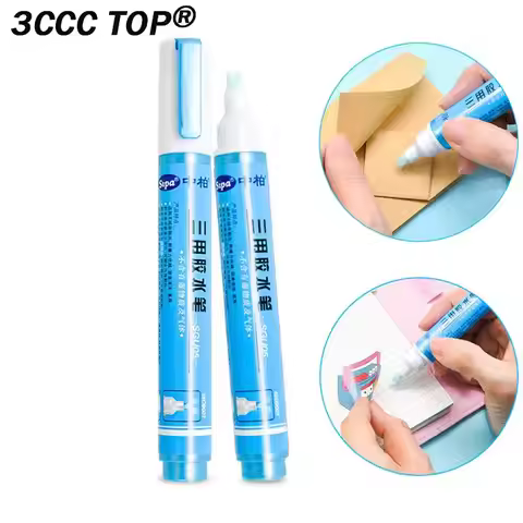 1PCS Solid Glue Pen Cute Multi-purpose Quick-drying Glue Pen DIY Super Strong Glue Stick Stationery 