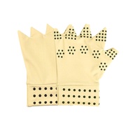 CCW 2Pcs/Pair Magnetic Therapy Fingerless Gloves Arthritis Pain Relief Heal Joints Brace Supports He