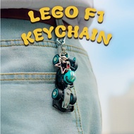 Lego F1 Minifigure Keychain