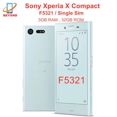 Sony Xperia X Compact F5321 Global Version NFC 4G LTE 4.6" 3GB RAM 32GB ROM Original Hexa Core