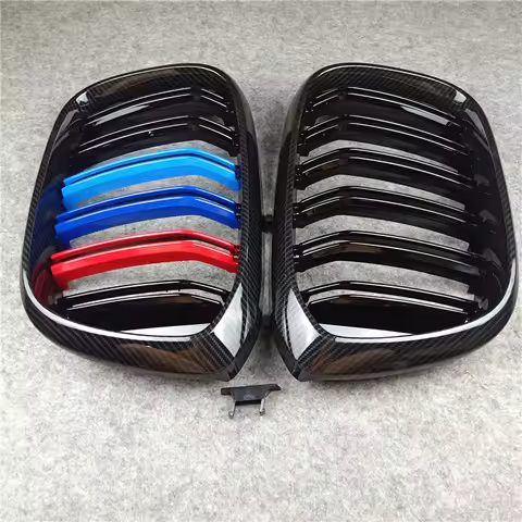 M Color Carbon Grill For Bmw F20 F22 E46 E90 E92 F30 F34 F32 G30 E60 F10 E84 F48 X3 X4 X5 X6 F06 F12