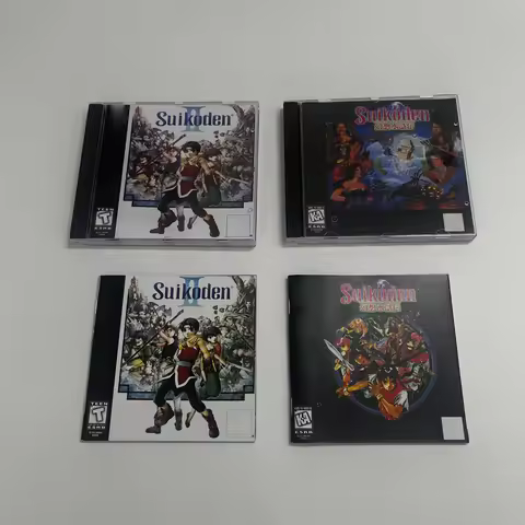 Suikoden 1&2 Game NTSC U/C Version Copy Disc Retro Video Game Work For PS Modified Machine With Dire