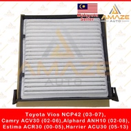 Air-Cond Cabin Filter with bracket for Toyota Vios NCP42,Camry ACV30,Estima ACR30,Alphard ANH10(Equa