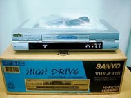  @【小劉2手家電】近全新的 SANYO  VHS錄放影機,VHR-F91N型,故障機也可修理!