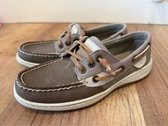 全新outlet購得Sperry真品真皮帆船鞋休閒鞋尺寸23公分