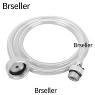 BRSELLER Oil Filling Hose, 1.5m  PVC Gearbox Oil Change Kit, Professional Aluminum Connectors Anti-B