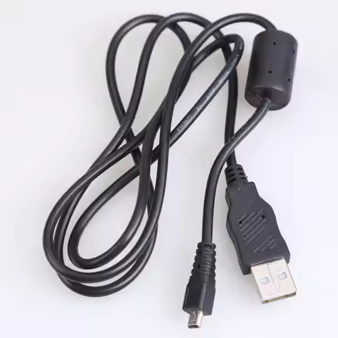 8Pin Mini Connector USB Cable Plug and Play Camera USB Data Cable Cord for Nikon Coolpix S01 S2600 S