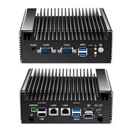 Industrial Mini PC 2xGigabit LAN 6*USB Windows 10 Ubuntu Linux Industrial Embedded Mini PC Server US