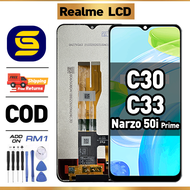 LCD REALME C30/ C33/ Narzo 50i Prime Compatible For Glass Original Touch Screen Digitizer